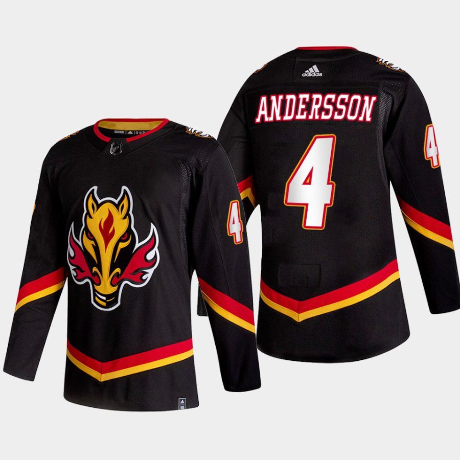 2022 23 rasmus andersson flames black alternate authentic jersey