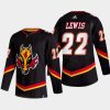 2022 23 trevor lewis flames black alternate authentic jersey