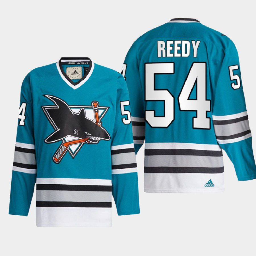 2022 scott reedy sharks teal team classics authentic jersey