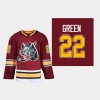 alex green chicago wolves burgundy 2023 24ahl authentic quicklite 30th season jersey