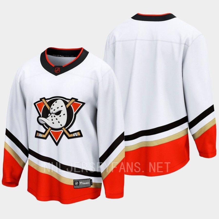 anaheim ducks blank special edition 2.0 2022 breakaway retro jersey white