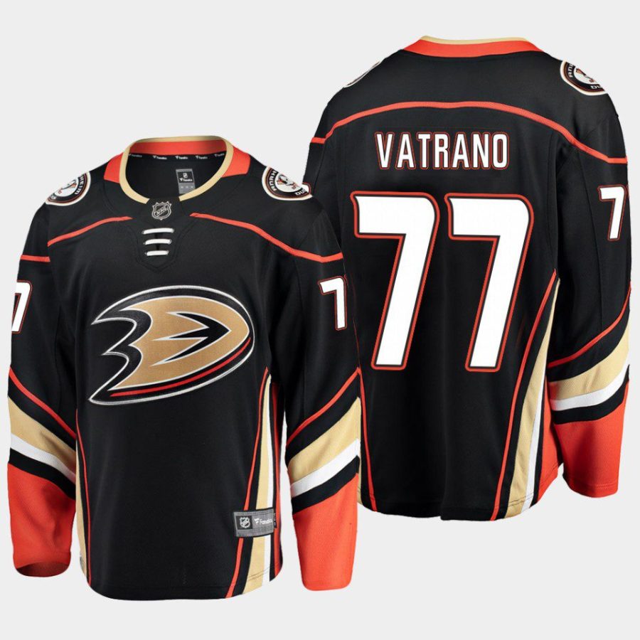 anaheim ducks frank vatrano alternate breakaway player jersey black