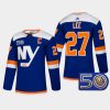 anders lee islanders royal 50th anniversary authentic alternate jersey