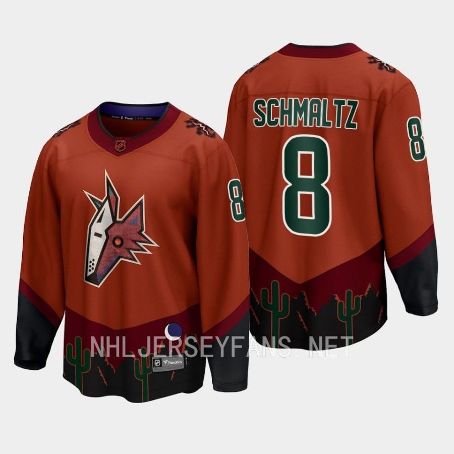 arizona coyotes nick schmaltz special edition 2.0 2022 breakaway player retro jersey orange