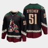 arizona coyotes troy stecher home 2022 breakaway player jersey black