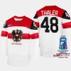 australia hockey lucas thaler 2023 iihf world championship home jersey white