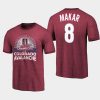 avalanche cale makar burgundy ringers 3 time stanley cup champs t shirt