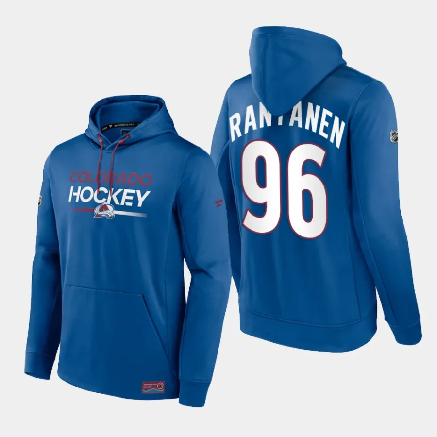 avalanche mikko rantanen blue authentic pro pullover hoodie