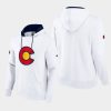 avalanche white special edition 2.0 team logo pullover hoodie