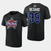 blackhawks connor bedard black primary logo 2024 nhl all star t shirt