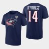 blue jackets gustav nyquist navy 2022 nhl global series t shirt