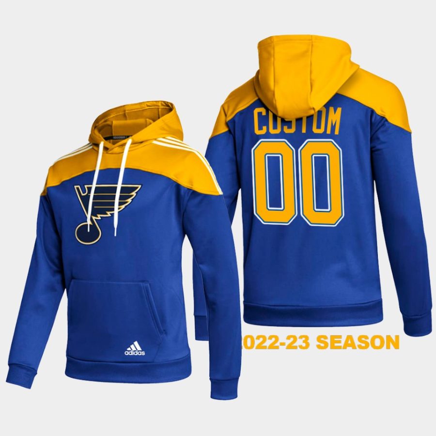 blues custom blue 2022 23stylish aeroready pullover hoodie