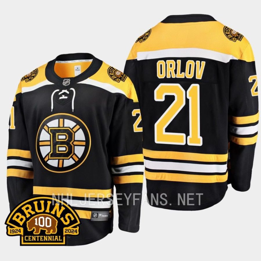 boston bruins dmitry orlov home breakaway player jersey black