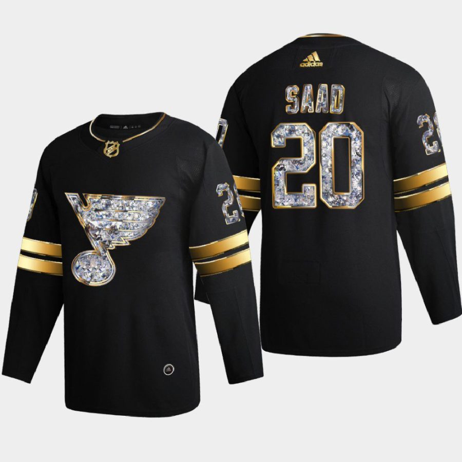 brandon saad blues black 2022 stanley cup playoffs diamond edition authentic jersey