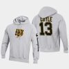 bruins charlie coyle gray champion reverse weave hoodie