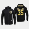 bruins linus ullmark black classic chenille full zip jacket hoodie