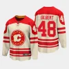 calgary flames dennis gilbert 2023 nhl heritage classic premier breakaway player jersey cream