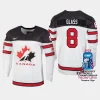 canada hockey cody glass 2023 iihf world championship men home jersey white