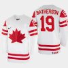 canada hockey drake batherson 2022 iihf world championship home jersey white