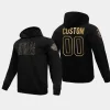 canadiens custom black gold pullover hoodie