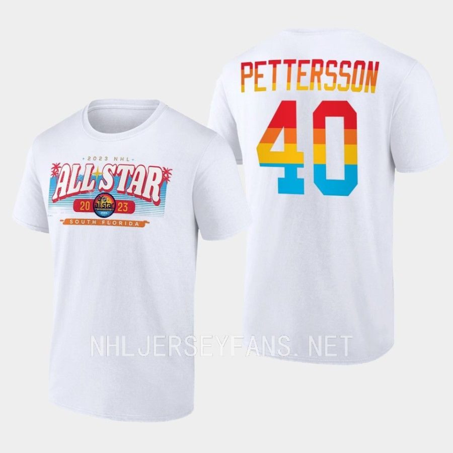 canucks elias pettersson white good vibes 2023 nhl all star t shirt