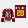 cavan fitzgerald chicago wolves burgundy 2023 24ahl authentic quicklite 30th season jersey