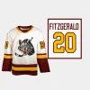 cavan fitzgerald chicago wolves white 2023 24ahl authentic quicklite 30th season jersey