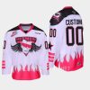 custom whl hitmen white 2023 bret hart themed three count jersey