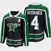 dallas stars miro heiskanen special edition 2.0 2022 breakaway player retro jersey black