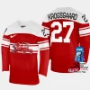 denmark hcokey anders krogsgaard 2023 iihf world championship away jersey red