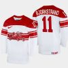 denmark hockey patrick bjorkstrand 2022 iihf world championship home jersey white