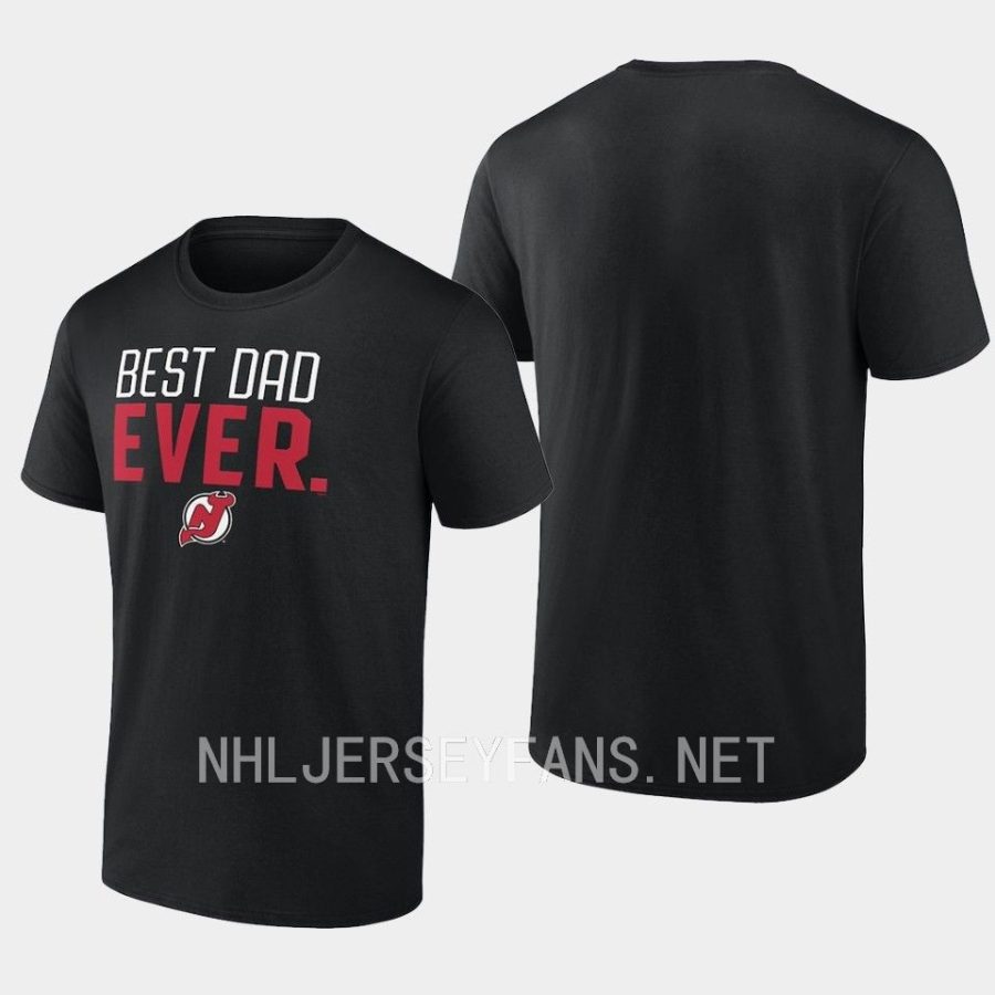 devils custom black 2023 fathers day gift best dad ever t shirt