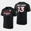 devils nico hischier black name number authentic pro prime t shirt