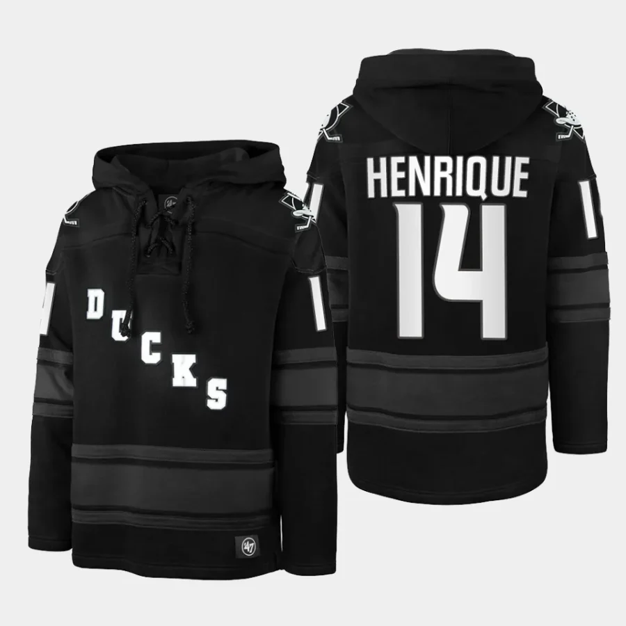 ducks adam henrique anthracite stadium lights superior lacer hoodie