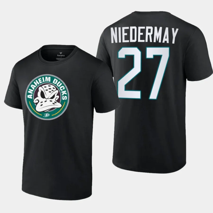 ducks scott niedermayer black 3rd ringer 30th season t shirt