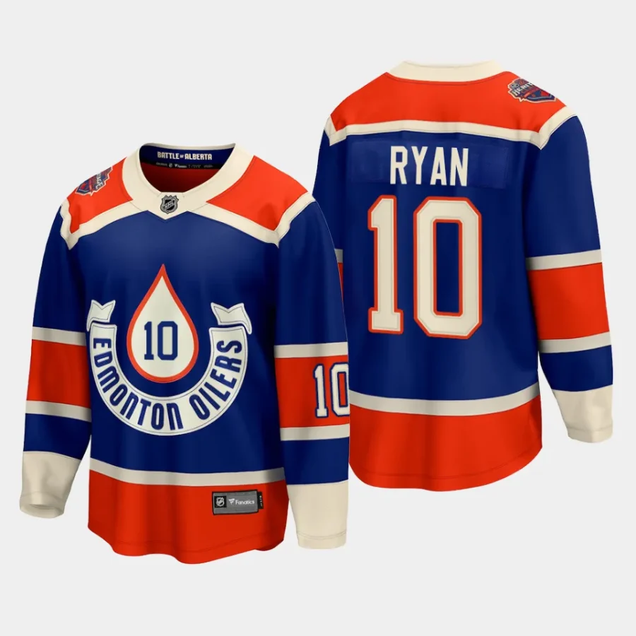 edmonton oilers derek ryan 2023 nhl heritage classic premier breakaway player jersey royal