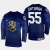 finland hockey atte ohtamaa 2022 iihf world championship away jersey navy