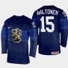 finland hockey miro aaltonen 2022 iihf world championship away jersey navy