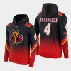 flames rasmus andersson black red alternate color crash hoodie