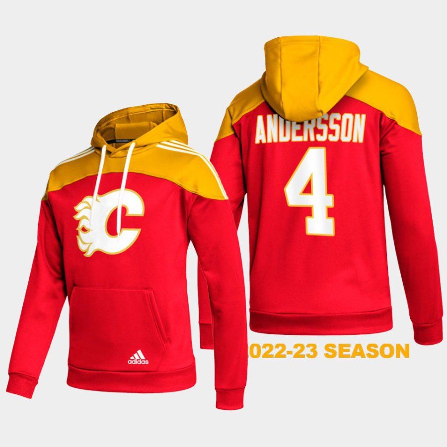 flames rasmus andersson red stylish aeroready pullover hoodie