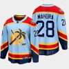 florida panthers josh mahura special edition 2.0 2022 breakaway retro jersey blue