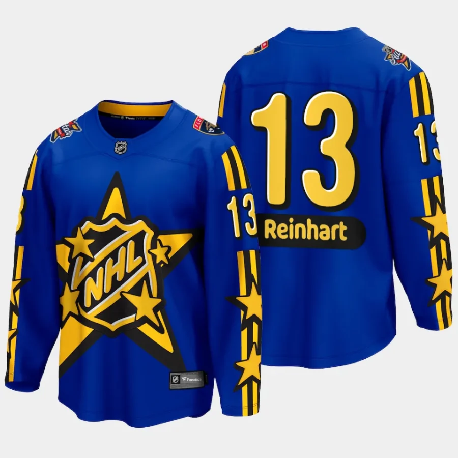 florida panthers sam reinhart 2024 nhl all star game breakaway jersey blue