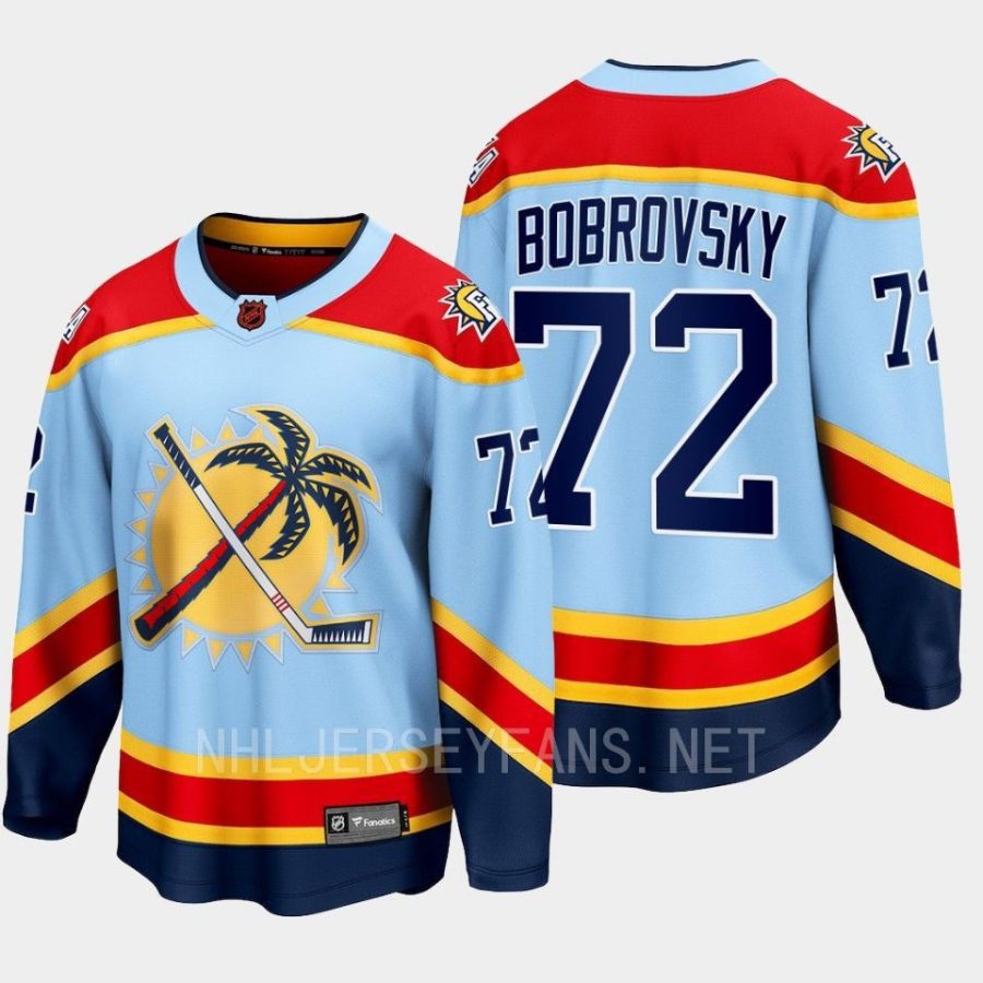 florida panthers sergei bobrovsky special edition 2.0 2022 breakaway retro jersey blue