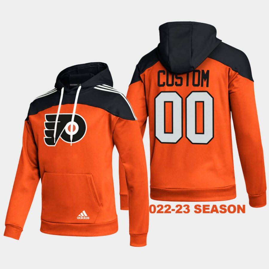 flyers custom orange 2022 23stylish aeroready pullover hoodie