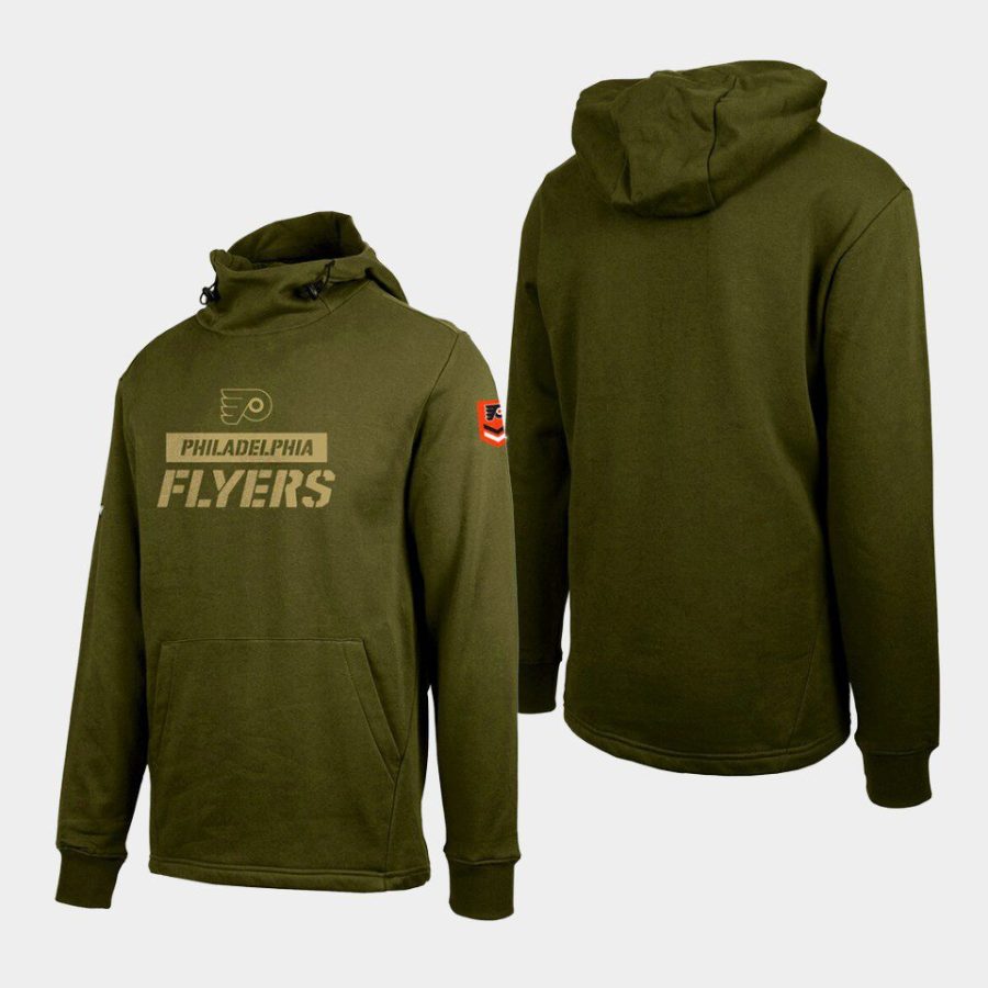 flyers olive thrive levelwear pullover hoodie