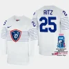 france hockey nicolas ritz 2023 iihf world championship men home jersey white