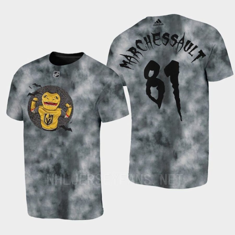 golden knights jonathan marchessault gray vgk halloween tie dye t shirt