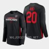 hurricanes sebastian aho black authentic pro 2023 nhl stadium series t shirt