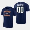 islanders custom navy reverse retro 2.0 wheelhouse t shirt