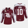 j.r. avon peterborough petes maroon 2023 ohl champions memorial cup jersey